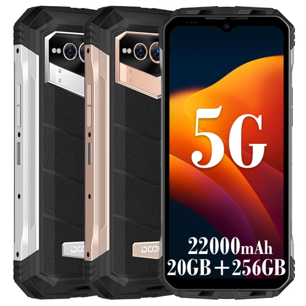 5G DOOGEE VMAX 20GB+256GB Smartphone 6.58“ Dimensity 1080 Handy 22000mAh 108MP
