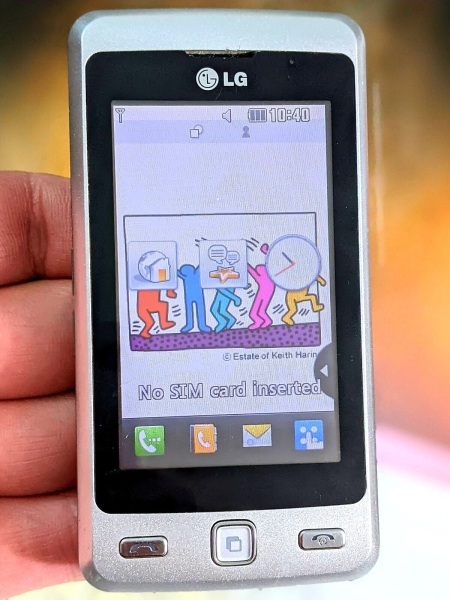 LG Cookie KP501 entsperrt 3G Smartphone Top Zustand mit Ladegerät