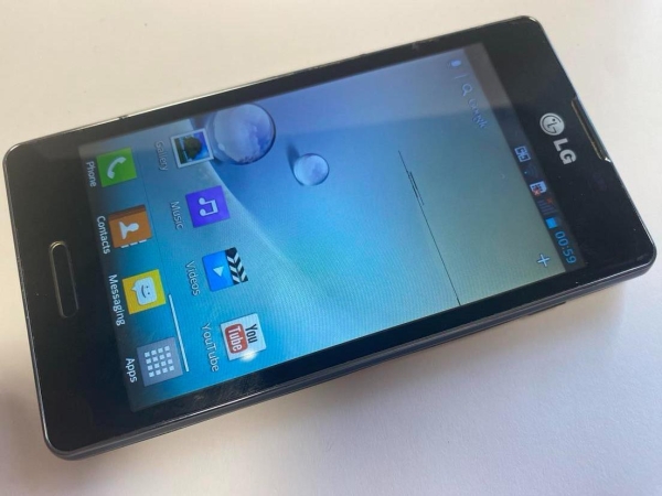 LG E460 Optimus L5 II schwarz (entsperrt) Android 4.4.2 Smartphone – tote Pixel
