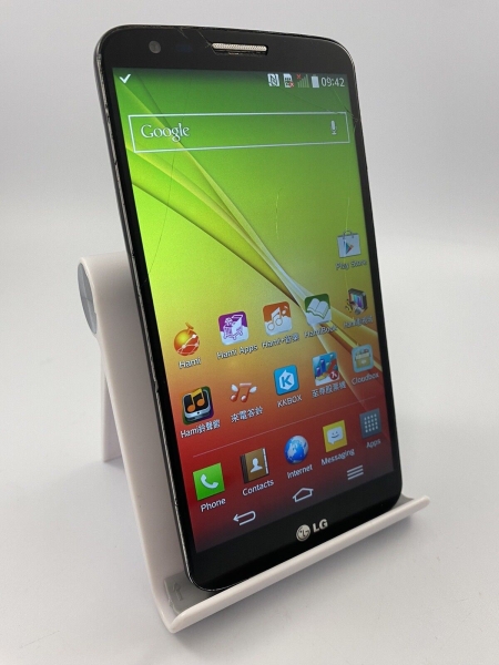 LG G2 D802 schwarz entsperrt 16GB 5,2″ 13MP 2GB RAM Android Smartphone Riss