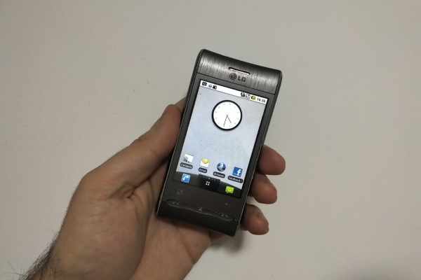 LG Optimus GT540 grau (entsperrt) Smartphone früh Android 2.1 Handy selten