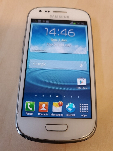 Samsung Galaxy S III Mini GT-I8190N – 8GB – weiß (Vodafone/Lebara) Smartphone
