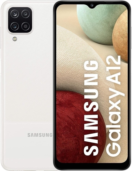 Samsung Galaxy A12 64GB entsperrt Smartphone, weiß – 15% EXTRA RABATT – SEHR GUT A