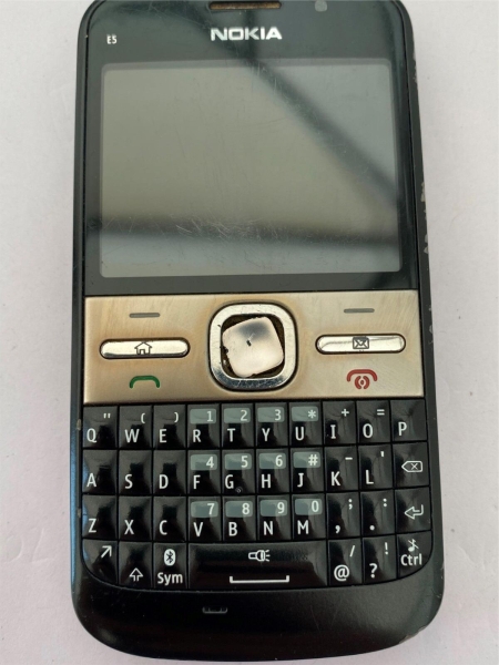 Nokia E5-00 – schwarz silber (entsperrt) Smartphone Mobile Qwerty – voll funktionsfähig