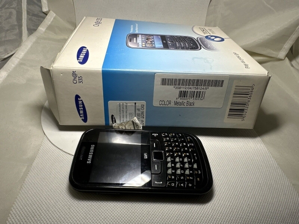 Samsung Chat S3350 Handy (entsperrt) schwarz