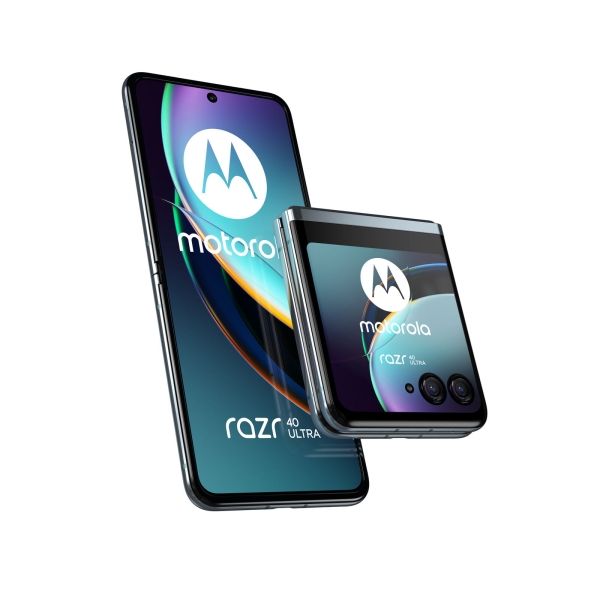 Motorola razr40 Ultra 256GB Blau NFC WLAN 5G BT GPS Android 32MP Smartphone NEU