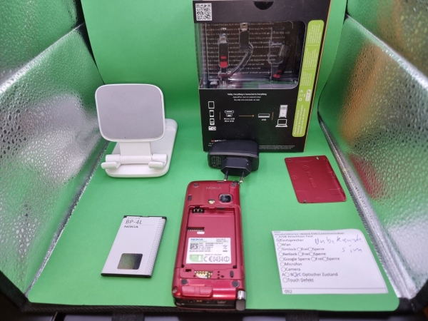 Nokia E90 Communicator Smartphone Handy Rot 90 Rarität Top Zustand