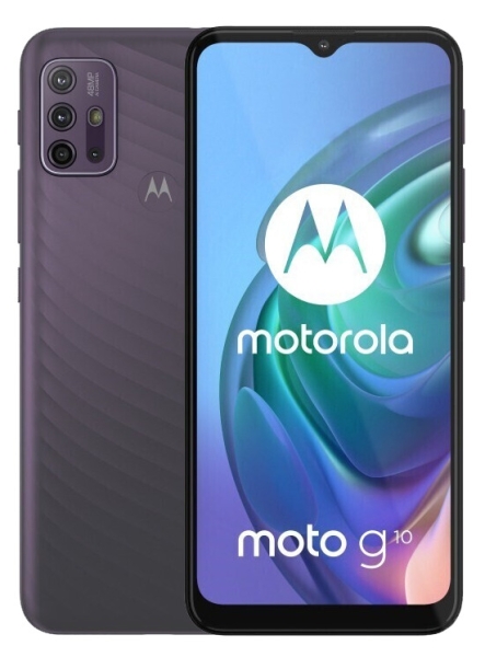 Motorola Moto G10 Dual-SIM 64 GB grau Smartphone Handy Sehr gut refurbished