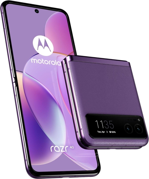 Neu Motorola Razr 40 256GB 8GB Sommer lila 5G entsperrt faltbar Handy Smartphone