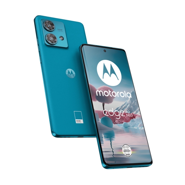 Motorola edge40 Neo 5G 12GB + 256GB Caneel Bay Smartphone Blau 6,55 Zoll USB-C