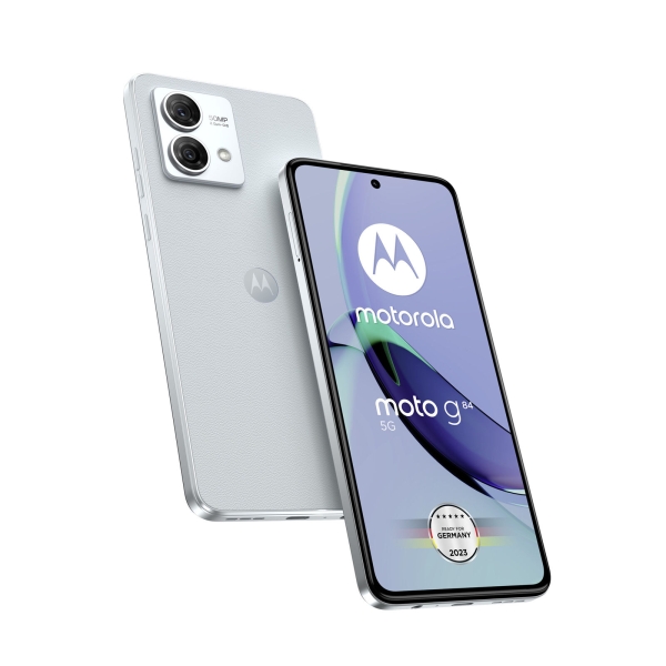 Motorola moto G84 256GB Blau 5G WLAN Android Smartphone 6,5 Zoll OLED BRANDNEU