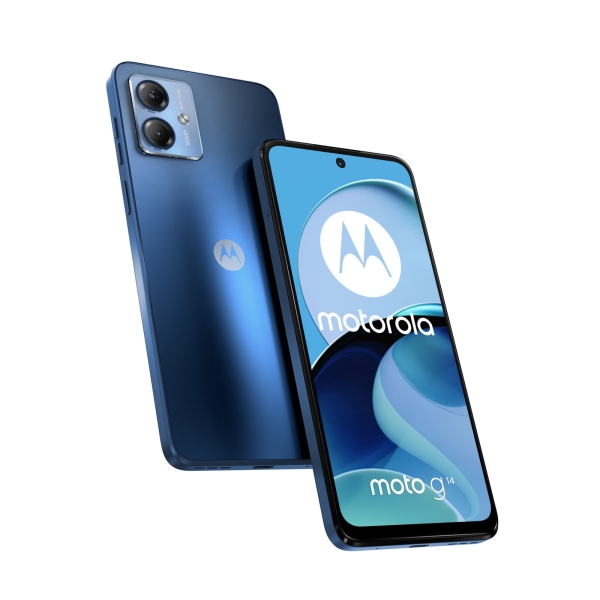 Motorola moto G14 128GB blau BT NFC WLAN 4G GPS Android Smartphone 50MP 6,5″ NEU