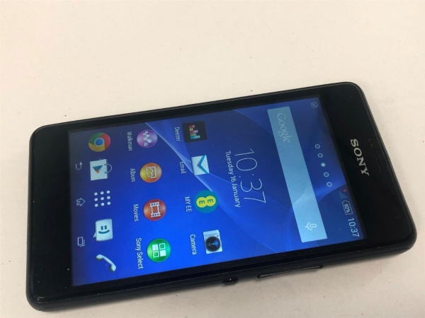 Sony Xperia E1 D2005 – 4GB – Schwarz (entsperrt) Android 4 Smartphone