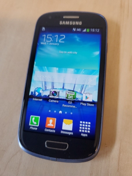 Samsung Galaxy S III Mini GT-I8190 – 8GB – blau (entsperrt) Smartphone