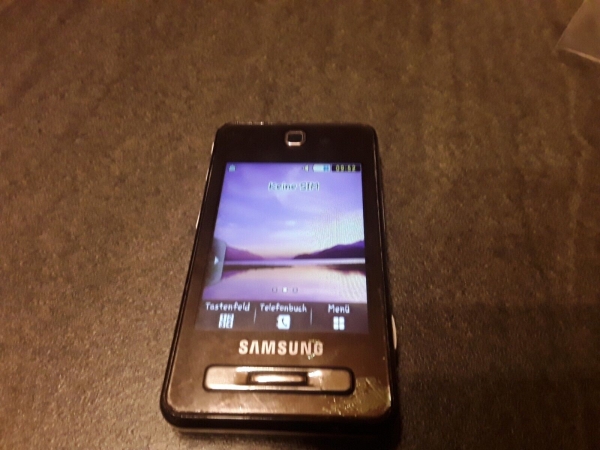 Handy Samsung SGH F480i braun  (Ohne Simlock) Smartphone