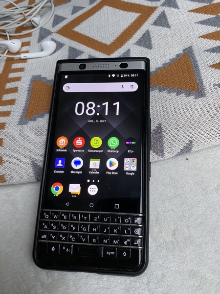 BlackBerry KEYone – 32GB – Silber (Ohne Simlock) Smartphone