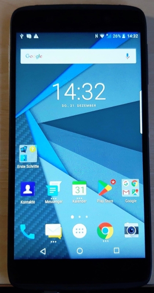 Smartphone BlackBerry DTEK50 – 16GB – Schwarz TOP-Zustand – Ohne Simlock