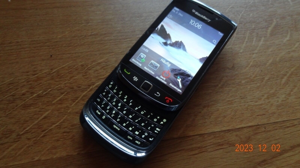 BlackBerry  Torch 9800 – 4GB – Schwarz (Ohne Simlock) Smartphone (Keyboard -…