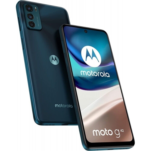Motorola XT2233-1 Moto G42 Smartphone 64GB 4GB RAM atlantic green Triple Kamera