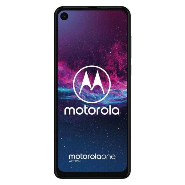 Motorola One Action 4G Dual-Sim 128GB Demin Blue Android Smartphone