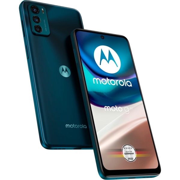 Motorola Smartphone Moto G42 hANDY ohne Vertrag 64 GB 4 GB RAM grün