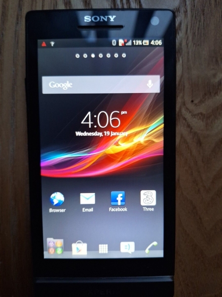 Sony Xperia S S LT26i – 32GB – schwarz Smartphone – funktioniert