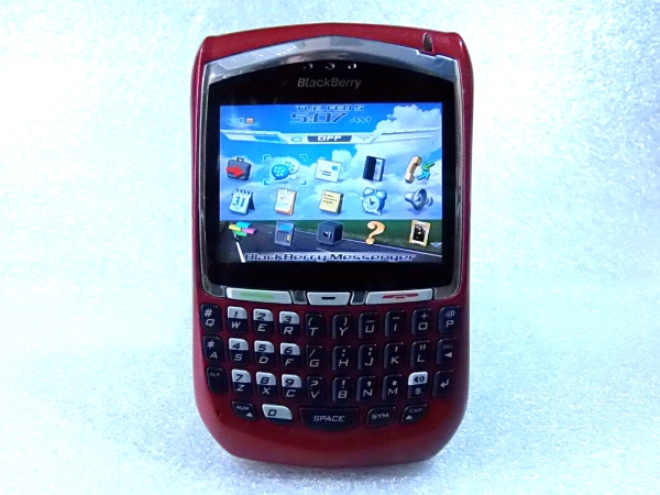 Seltenes authentisches rotes Blackberry 8700 entsperrtes Smartphone