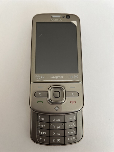 Neu und Original Nokia 6710 Navigator – Titanfarbe (entsperrt) Smartphone