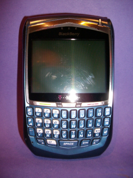 BlackBerry 8700g – Blau (T-Mobile) Smartphone ohne Akku und ohne Ladegerät