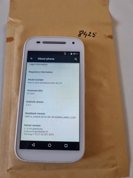 Motorola Moto E XT1524 – 8 GB – weiß (entsperrt) Smartphone
