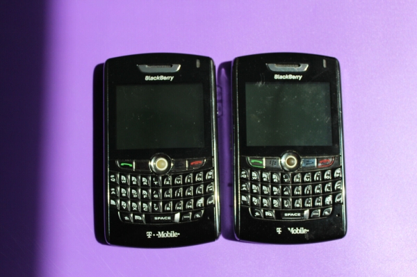 2 Stück BlackBerry 8800 – Schwarz (T-Mobile) Smartphone