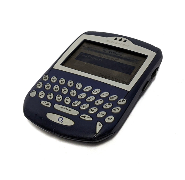 Blackberry RIM 7230 Smartphone Qwerty Tastatur – blau (O2 UK gesperrt)