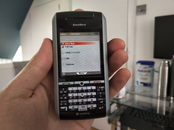 BlackBerry 7130v schwarz (entsperrt) Smartphone Handy Sammler Artikel 7100