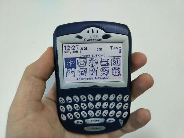 SELTEN BlackBerry 6280 – blau (entsperrt) Smartphone Sammlerartikel 6220 6210 6230