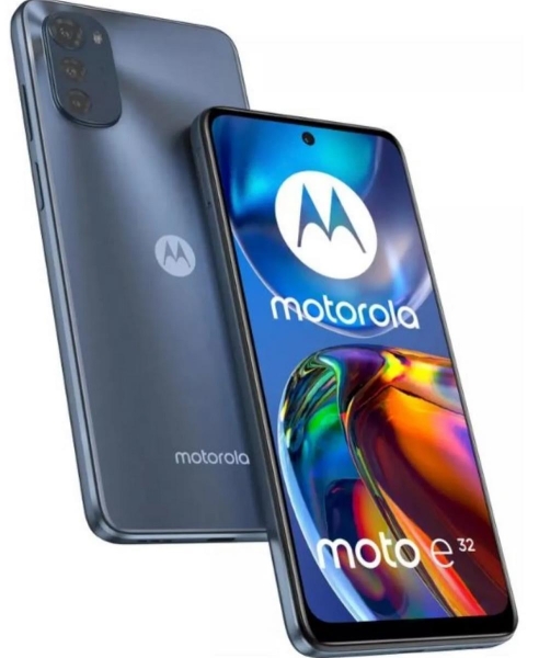 Motorola moto e32 Handy 6.5 Zoll Smartphone 4 GB 64 GB 16 MP Android 11 Grau