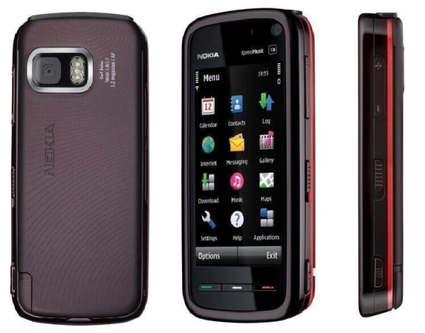 Nokia XpressMusic 5800- Rot (Ohne Simlock) Smartphone- Top Zustand !!