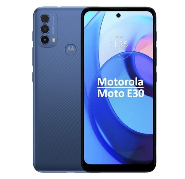Brandneu Motorola Moto E30 6,5″“ 4G Smartphone 2GB RAM 32GB blau – entsperrt