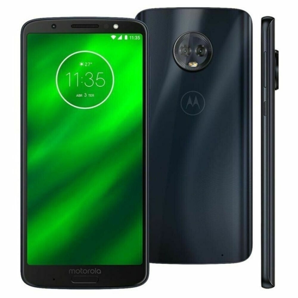 Motorola Moto G6 Plus 6. Generation – 64GB – Deep Indigo (entsperrt) Smartphone
