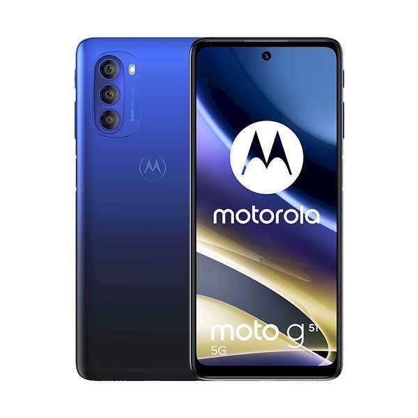 Motorola Moto G51 5G Indigoblau 64GB Dual SIM NFC entsperrt Android Smartphone