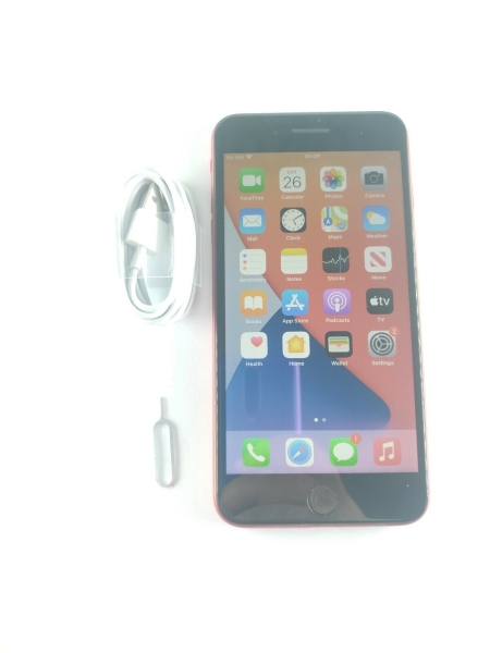 iPhone 8 Plus in rot entsperrt 100 % Schlag. Gesundheit