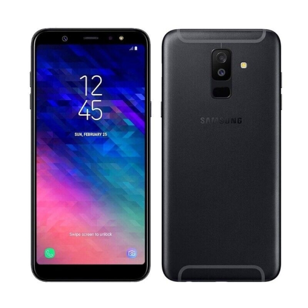Samsung Galaxy A6 Plus Dual SIM 32GB 4G NFC entsperrt Android Smartphone – schwarz
