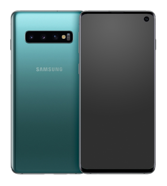 Samsung Galaxy S10 Dual SIM 128 GB grün Smartphone Hervorragend refurbished