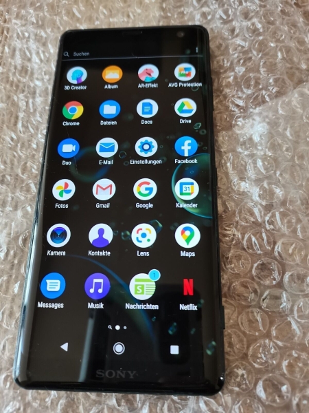 Sony Xperia XZ3 Android Smartphone 64GB Schwarz Defekt