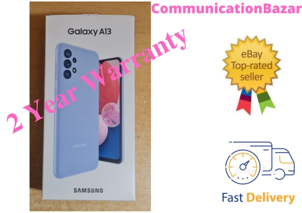 Brandneu Samsung Galaxy A13 32GB 4GB RAM Dual Sim entsperrt Smartphone blau