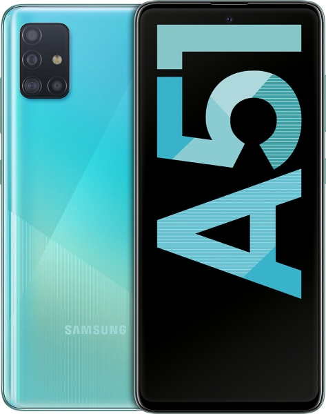 Samsung A515F Galaxy A51 DualSim 128 GB LTE Android Smartphone 6,5″ 48 MPX blau