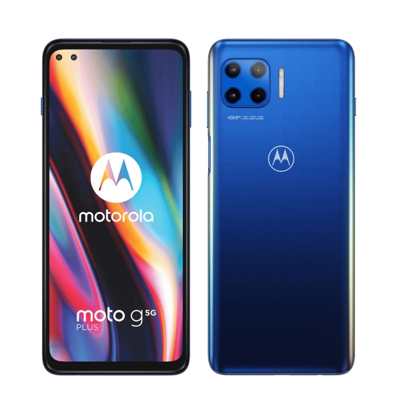 Motorola Moto G 5G Plus 64GB Surfen blau entsperrt Dual SIM Smartphone UK