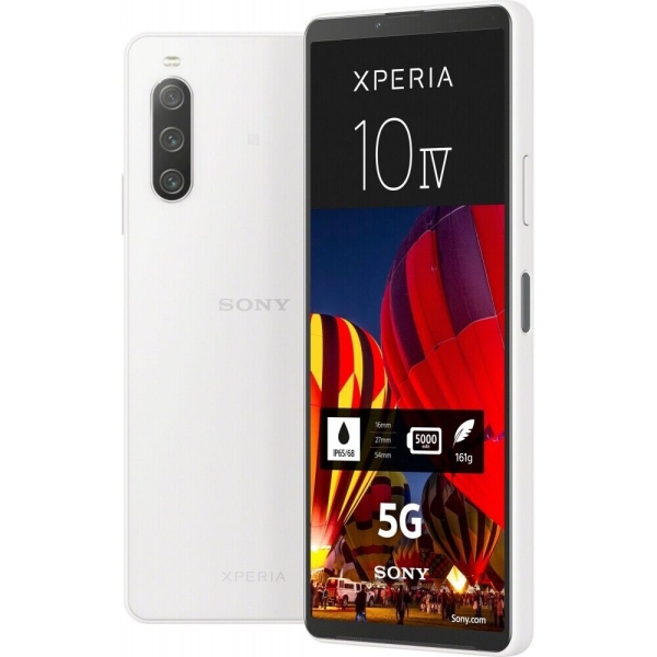 Sony Xperia 10 IV 5G Smartphone 128GB 6GB RAM weiß Triple-Kamera LTE Android NEU