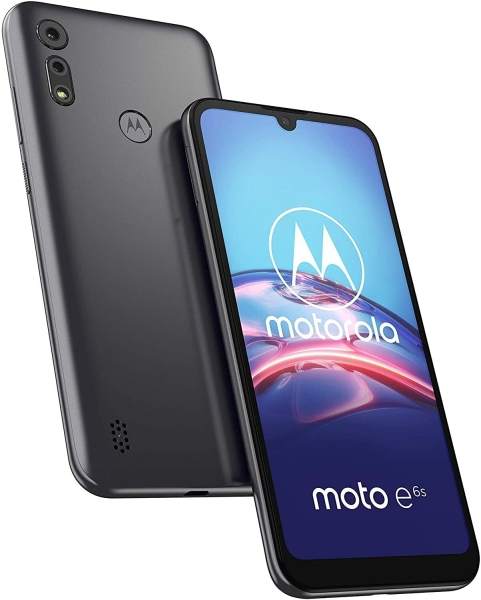 Motorola E6S 6,1 Smartphone 32GB 13MP IPS-Display Meteor grey „wie neu“