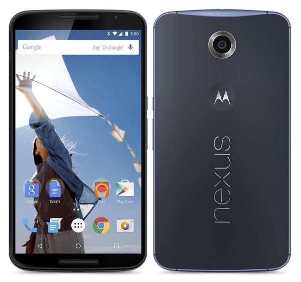 Motorola Nexus 6 XT1100 Blau 3GB/32GB LTE 15,2cm (6Zol) Android Smartphone NEU