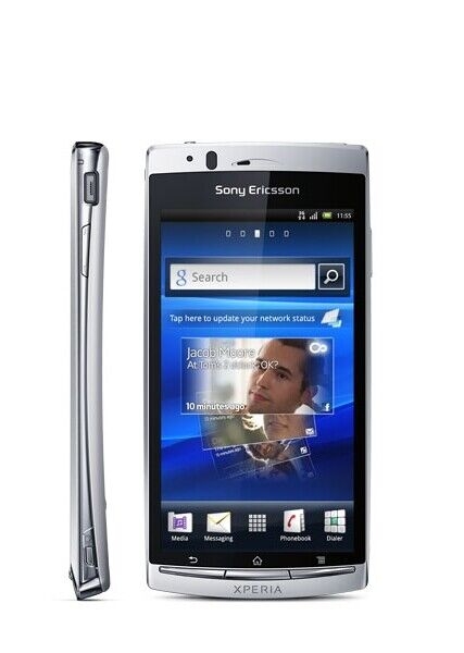 Smartphone Handy SONY Ericsson ARC Silber in OVP TOP ZUSTAND